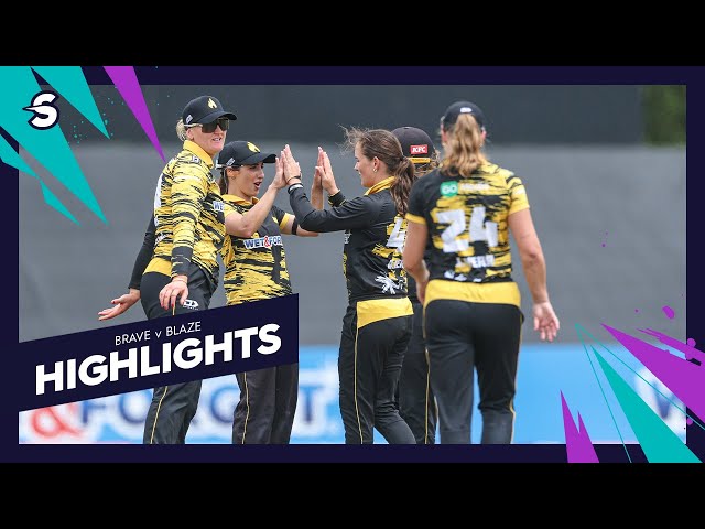 Kerr Continues Brilliant Form | Brave V Blaze Super Smash Highlights