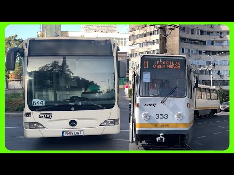 LINIA DE TRAMVAI 11 PRELUNGITĂ LA VASILE PÂRVAN + LINIA 644