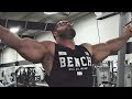 Bodybuilder Justin Slates Trains Arms During off-Season