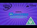 Closing To Monsters University 2013 UK DVD