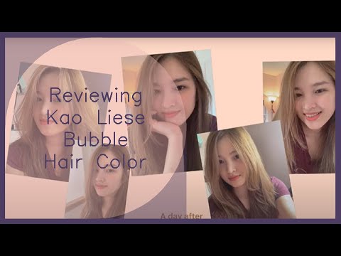 Product Review | Kao Liese Bubble Hair Color | Milk...