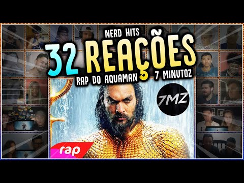 REACT MASHUP | Rap do Aquaman - O REI DO MAR | NERD HITS (7 Minutoz)