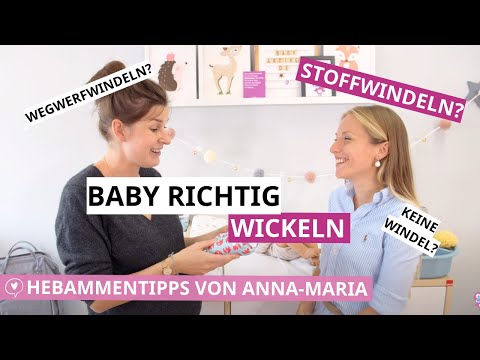 Stoffwindeln oder Wegwerfwindeln? Alles zum Thema Wickeln | Hebammentipps von Anna-Maria