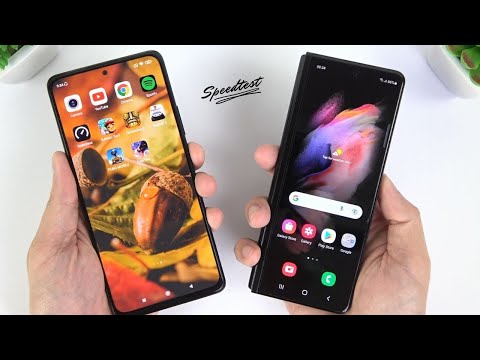 Xiaomi Redmi Note 10 Pro vs Samsung Galaxy Z Fold 3 | Speedtest, Comparison