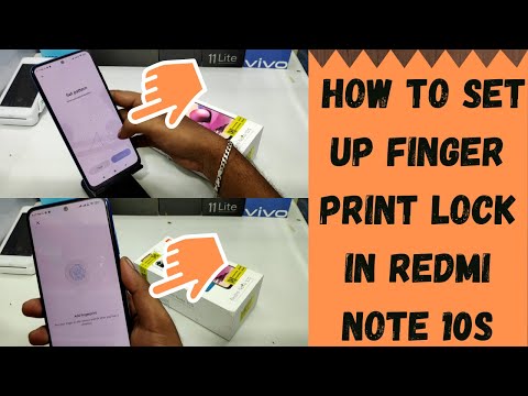 How to Set Finger Print sensor in Redmi Note 10S| How to Add Fingerprint to XIAOMI Redmi Note 10S