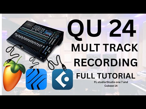 🎶 🎚️ How to Record Multitrack Audio with Allen & Heath QU-24 | Step-by-Step Tutorial 🎶