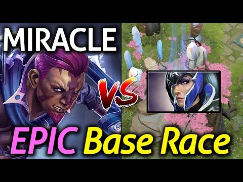 Miracle- Dota2 [Anti Mage] Epic Base Race VS Luna