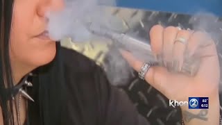 Health officials warn of risks from nicotine-free vaping devices