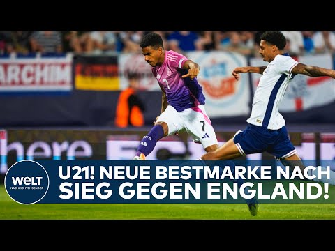U21: Sieg gegen England! Deutschland mit neuer Bestmarke! Jetzt wartet im Viertelfinale Italien