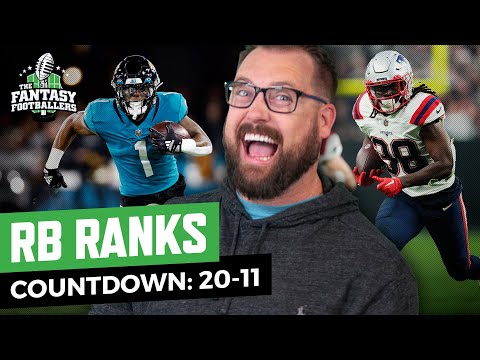 Early RB Rankings Countdown: 20-11 + Spurts & Bunches | Fantasy Football 2023 - Ep. 1393