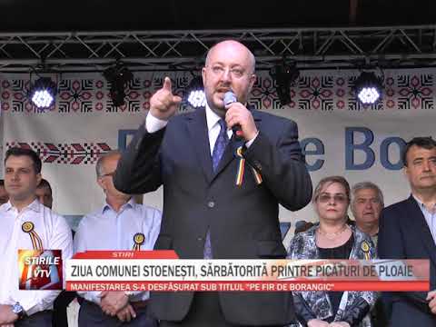 ZIUA COMUNEI STOENESTI SARBATORITA PRINTRE PICATURI DE PLOAIE