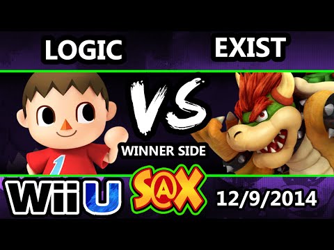 S@X - VGBC | Logic (Villager, Diddy) Vs. Exist (Bowser) SSB4 Singles - Smash For Wii U