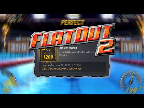 FLATOUT 2 "Skipping Stoned" ACHIEVEMENT GUIDE | STONE SKIPPING | EASY STRATEGY (2025)