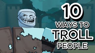 10 Ways to Troll People in Deepwoken