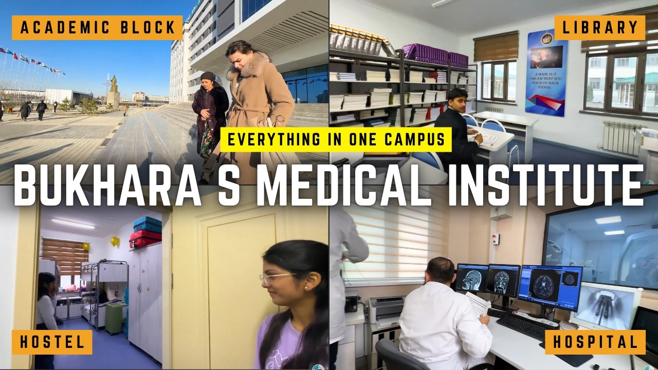 Bukhara State Medical Institute | Campus & Hostel Tour with Indian Students | MBBS in Uzbekistan