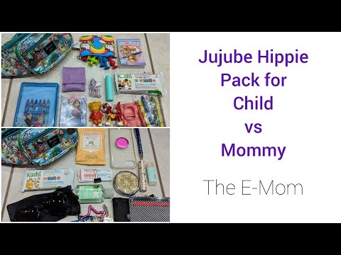 Jujube Hippie Packed for Child or Mom - A Comparison Video #jujubecreativecrew