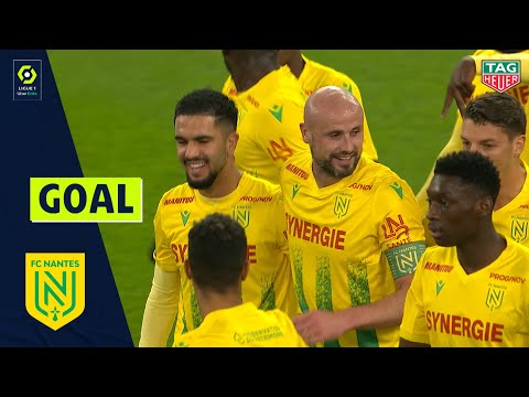 Goal Nicolas PALLOIS (17' - FC NANTES) STADE DE REIMS - FC NANTES (3-2) 20/21