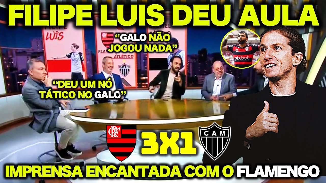 "BRONCA DE FILIPE LUIS em GABIGOL FEZ O FLAMENGO DECOLAR !" IMPRENSA ENCANTADA com o FLAMENGO