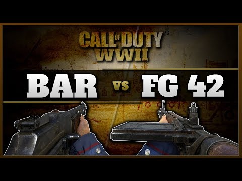 BAR vs FG42 | What is the Best Rifle in CoD WW2? (Weapon Stats)