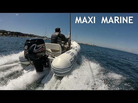 Extreme Inflatable Boat Trim Tabs on RIB (Zodiac-type)