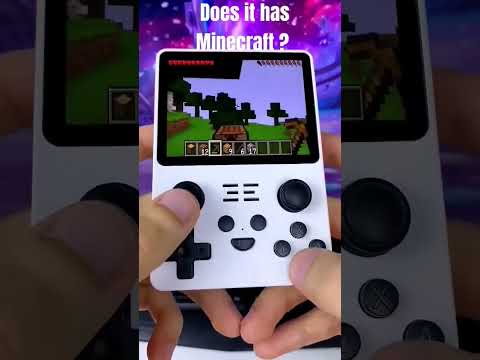 Minecraft in r36s #minecraft #r36s #handheld #console #handheldconsole