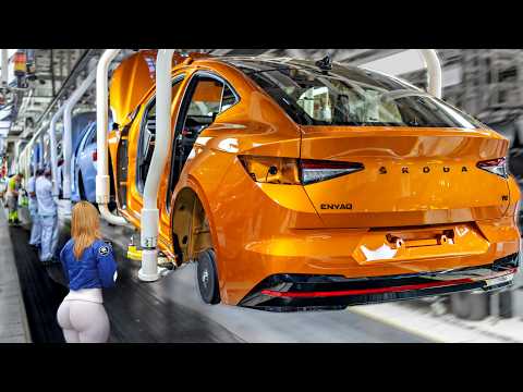 Inside Secret Billion € Skoda Factory: Building cars that are better than Volkswagen (Assembly line)