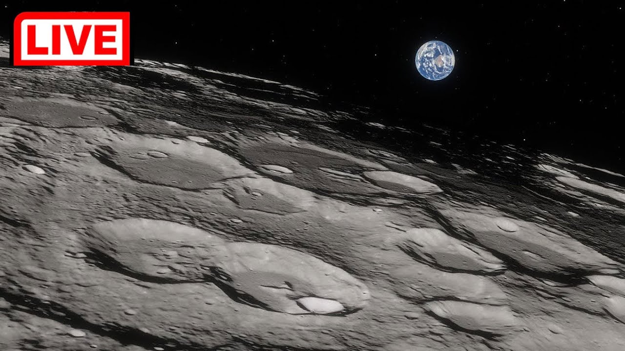 🔴 Live Now: 24/7 NASA Live Stream of 🌎 Moon Views Of Space |  NASA's Eyes Live 24x7 |