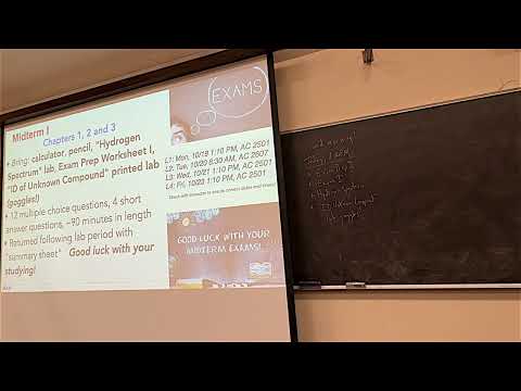101926 L1 Chemistry 221 Video Lecture