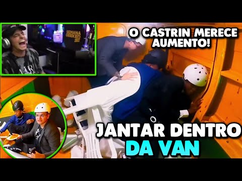 CORINGA REAGINDO AO JANTAR DA LOUD DENTRO DA VAN A 80KM | COITADO DO CASTIN KKKK | TENTE NÃO RIR
