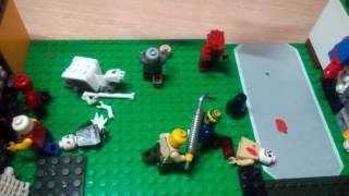 Большая самоделка Лего город в зомби апокалипсис
