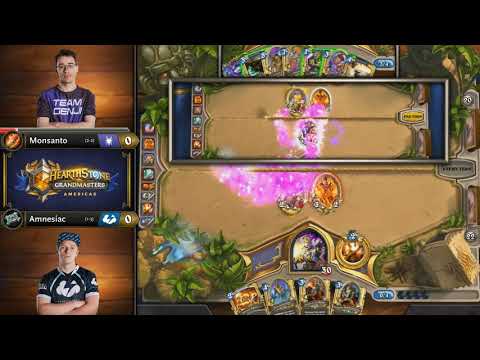 Monsanto vs Amnesiac - Hearthstone Grandmasters Americas S2 2019 - Week 3