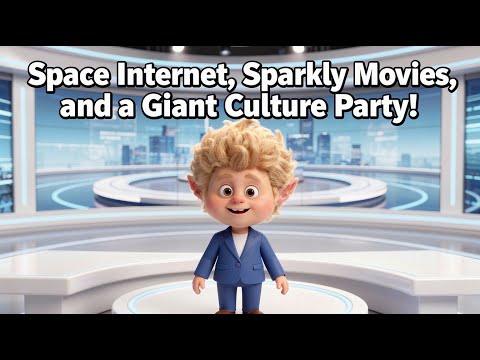 Space Internet, Sparkly Movies, and a Giant Culture Party!