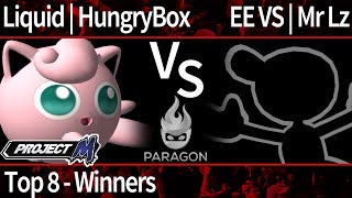 Paragon PM - Liquid | HungryBox (Jigglypuff, Mario) vs EE VS | Mr Lz (GnW) - Top 8 - Winners