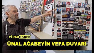 Ünal Hatipoğlu'nun vefa duvarı