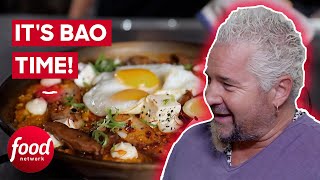 Guy Tries The “WOW BAO”! | Diners, Drive-Ins & Dives