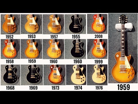 15 Vintage Gibson Les Paul Guitars Comparison! Years 52, 53, 55, 57, 58, 59, 60, 68, 69, 74, 76 etc