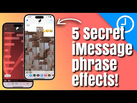 Did You Know These Secret iMessage Phrases That Launch Text Effects!