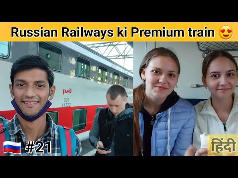 St. Petersburg to Moscow in PREMIUM TRAIN | Meeting a Palestinian 🇵🇸 in my hostel.