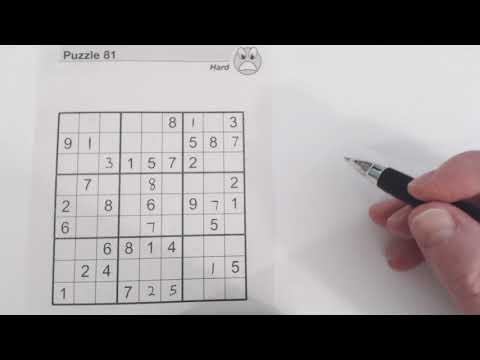 SudokuPrimer 52 - tricks to solving a hard puzzle - steps to take