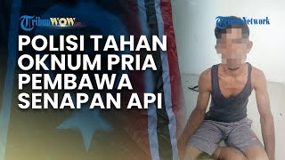 Polisi Tahan Oknum Pembawa Senpi saat Peristiwa Pengibaran Bendera Bulan Bintang di Lhokseumawe