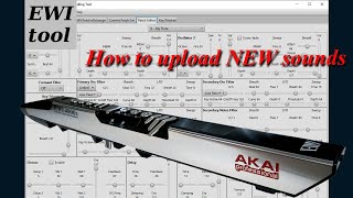 Video thumbnail for EWItool and VPowerLeadsBank New sounds for AKAI EWI4000s. How to upload patches into your EWI by Best Sound