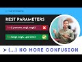 Three Dots Rest Parameters In JS In Hindi