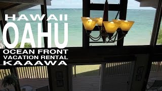 preview picture of video 'HAWAII Hale Ke Kua Vacation Rental Kaaawa Oahu オアフ島オーシャンフロント貸別荘'