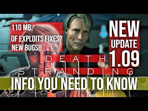 New Death Stranding 1.09 Update Patch Notes Gaming News 2020
