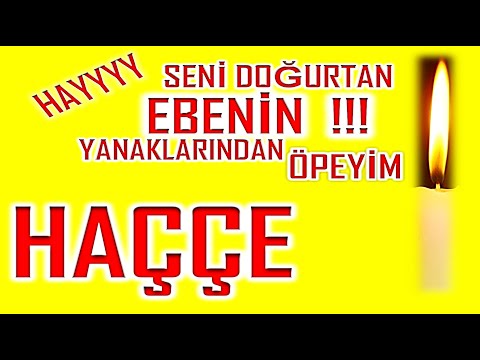 İyi ki Doğdun Haççe İsme Özel Komik Doğum Günü Şarkısı