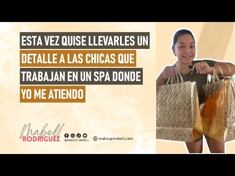 Esta vez quise llevarles un detalle a las chicas que trabajan en un Spa donde yo me atiendo 🥰☺️. .