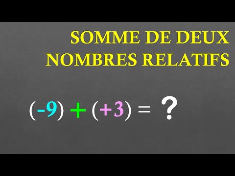 5th Sum of two relative numbers