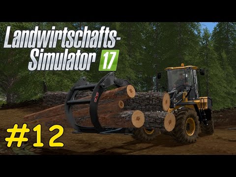 Let's Play LS17 Forstwirtschaft Teil 12 - BAUMSTÄMME VERLADEN | Liongamer1