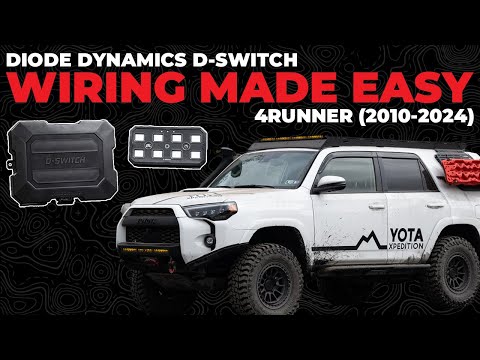 Diode D-Switch And Bracket Full Install | Ultimate Switch Panel Setup for Your 4Runner!