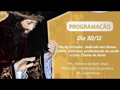 Dom Paulo Jackson preside a missa na 3ª Noite da 183ª Festa do Senhor Bom Jesus dos Pobres Aflitos